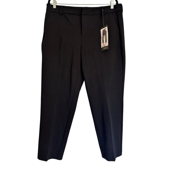 Liverpool Trouser  Black Cropped Size 12/31 Petite Pockets Stretch Dress Pants $ - Picture 4 of 10